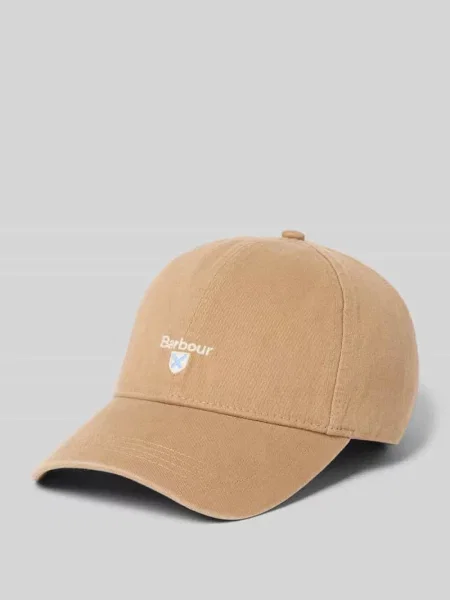Barbour czapka bejsbolówka męska beżowa