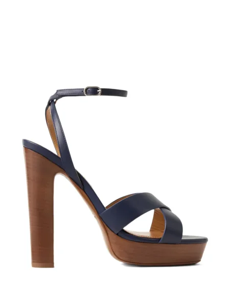 Sandale Ralph Lauren Collection cu platformă albastru
