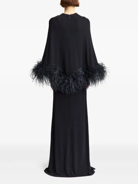 Rochie 16arlington cu pene negru