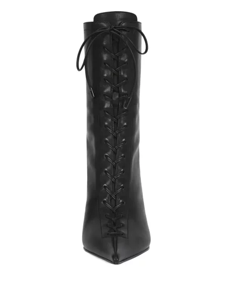 Cizme scurte Potamy din piele negru