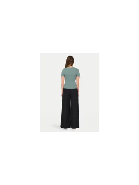 JDY Marškinėliai Cirkeline Slim Fit mėlyna