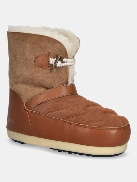 Moon Boot cizme de zăpadă din piele întoarsă MB EVX IGLOO maro