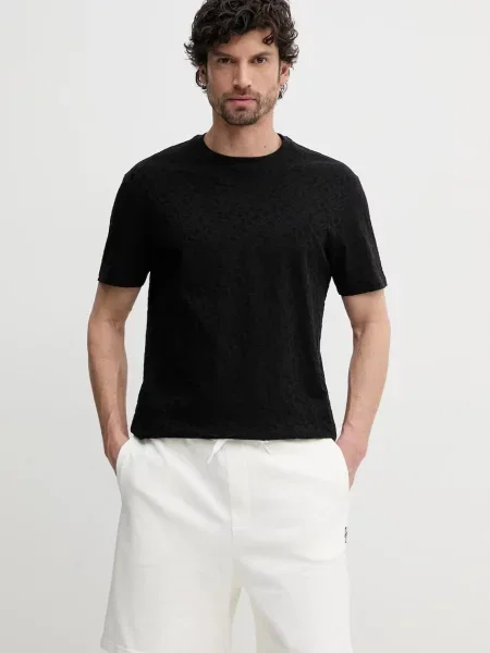 Armani Exchange tricou din barbati modelator negru