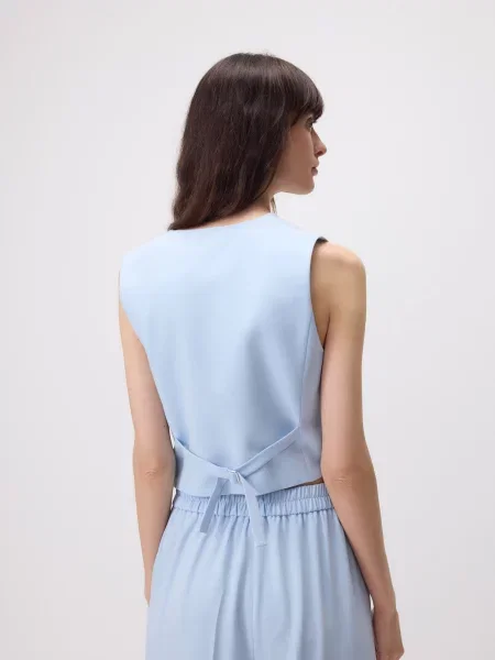 Reserved Костюмний жилет із додаванням блідо-блакитний блакитний