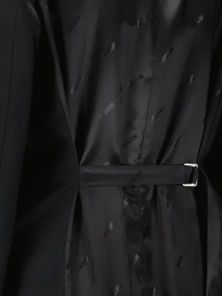 Palton Moschino din satin negru