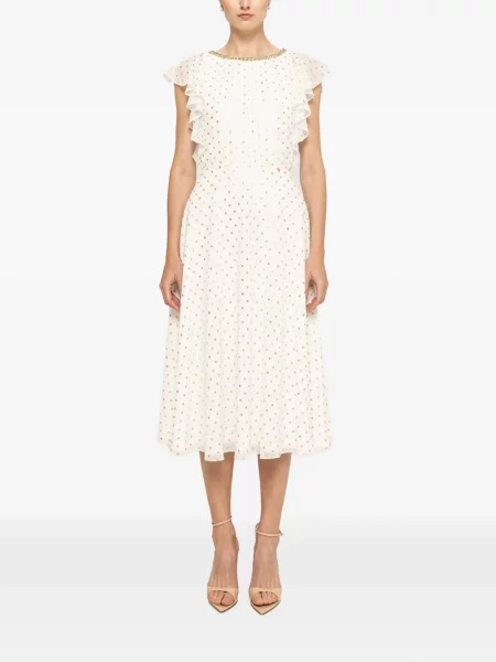Rochie midi Nissa cu buline alb