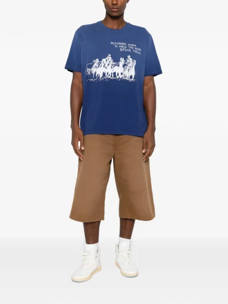Tricou One Of These Days cu imagine albastru