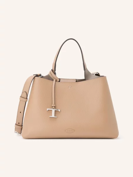 Tod's Kabelka Medium velbloudí / stříbrná