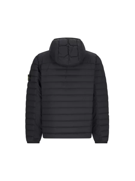 Kurtka puchowa Stone Island z kamieniami czarna