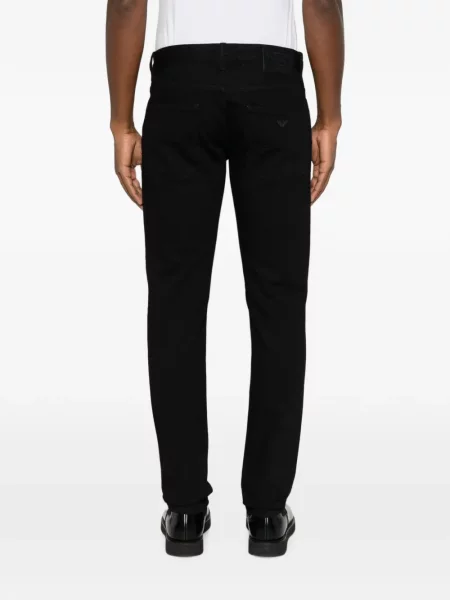 Blugi Emporio Armani cu autograf negru