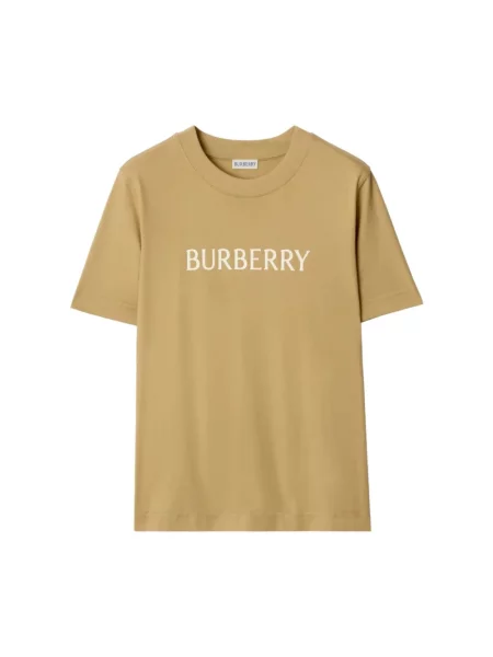 Koszulka Burberry beżowa