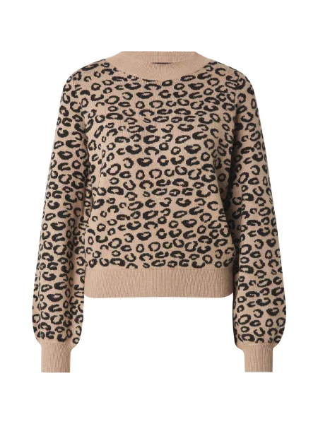 VERO MODA Pulover VMNANCY bej închis negru