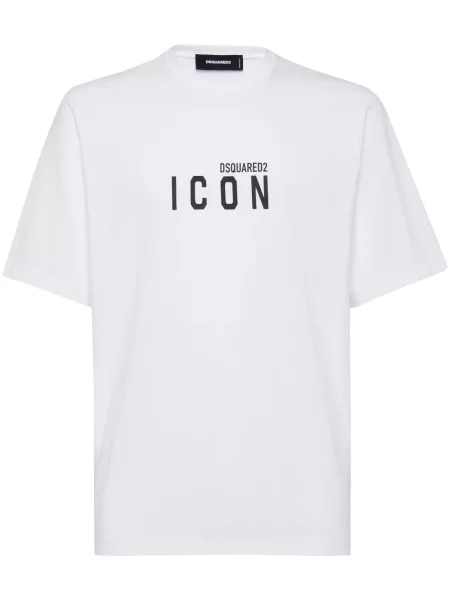 Tricou Dsquared2 cu imagine alb