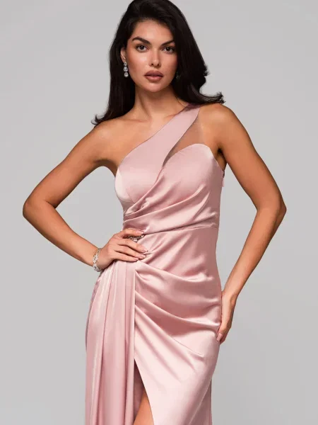 Rochie de seară Edoti roz