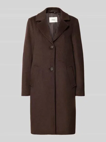 Płaszcz w kroju regular fit z dodatkiem wełny S.oliver Red Label