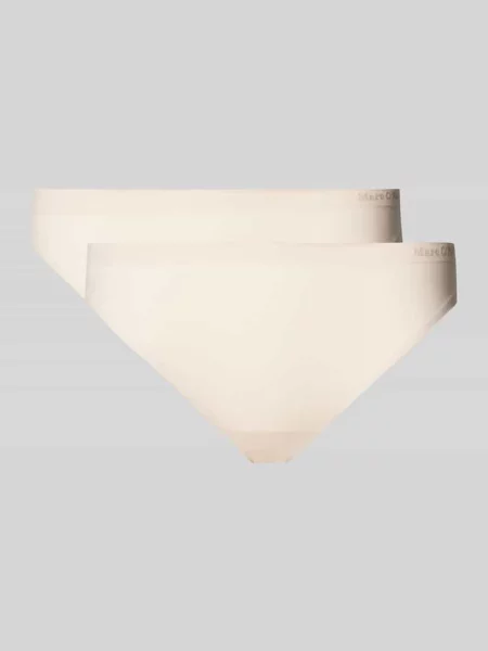 Stringi z nadrukiem z logo Marc O'polo beżowe