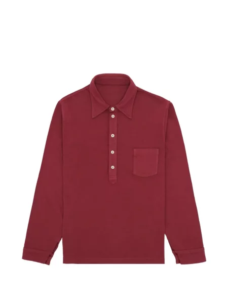 Tricou polo Fortela cu buzunare la piept roșu