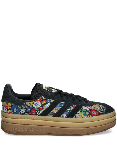 Sneakerși Adidas Gazelle cu model floral cu imagine negru