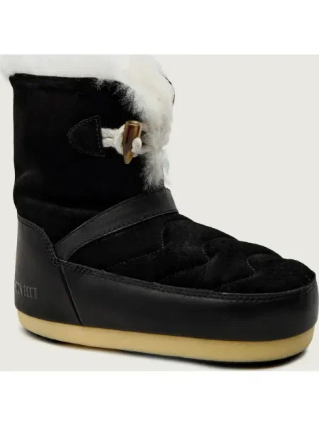 Moon Boot Bocanci EVX IGLOO | shearling | zamsz negru
