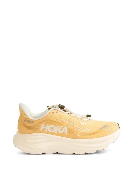 Sneakerși Hoka cu șireturi din dantelă galben