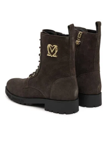 LOVE MOSCHINO Gležnjarji rjava