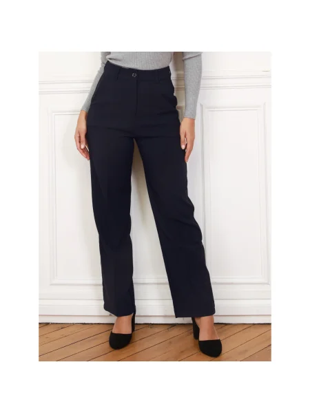 Pantaloni La Modeuse albastru