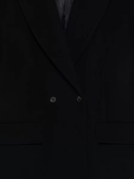 Płaszcz Frenken dwurzędowy niebieski