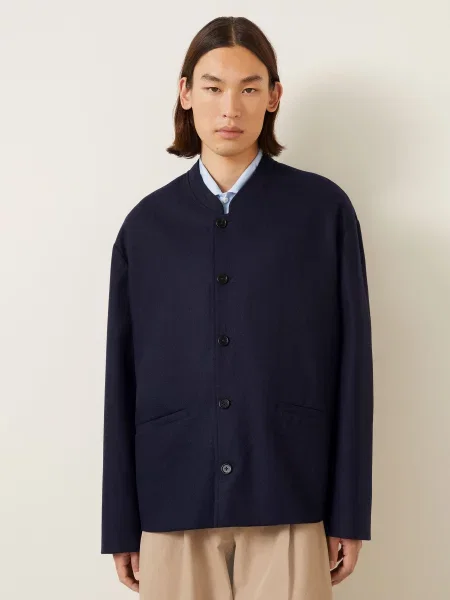 Jil Sander Bomberka blau granatowy