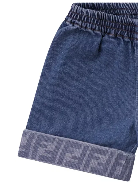 Szorty dziecięce Fendi niebieskie