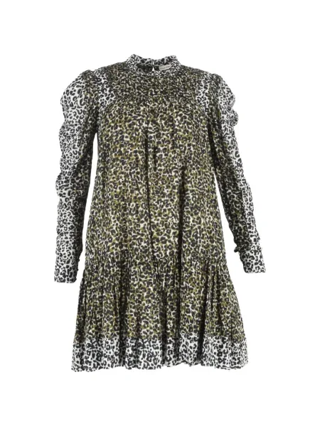 Rochie mini Ulla Johnson cu imagine cu model leopard de costum