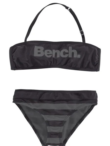 BENCH Costum de baie două piese negru