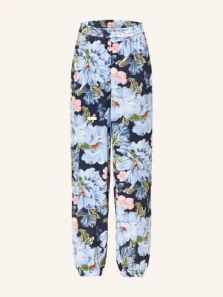 Oui Kalhoty modrá / světle / zelená červená