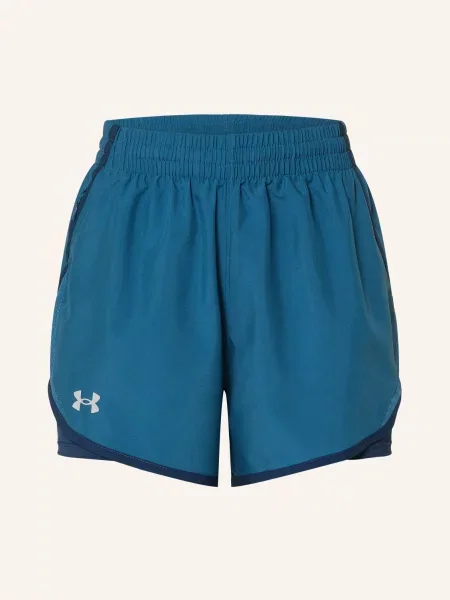 Under Armour Tréninkové Šortky 2 V 1 Ua Fly By petrolejová