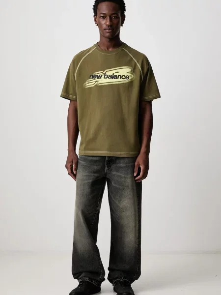 New Balance tricou oversized din pentru bărbați