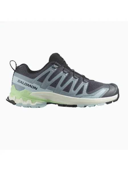 Salomon XA Pro 3D V9 női futócipő turbulence/iced aqua/patina green. Méret: 40 EU szürke