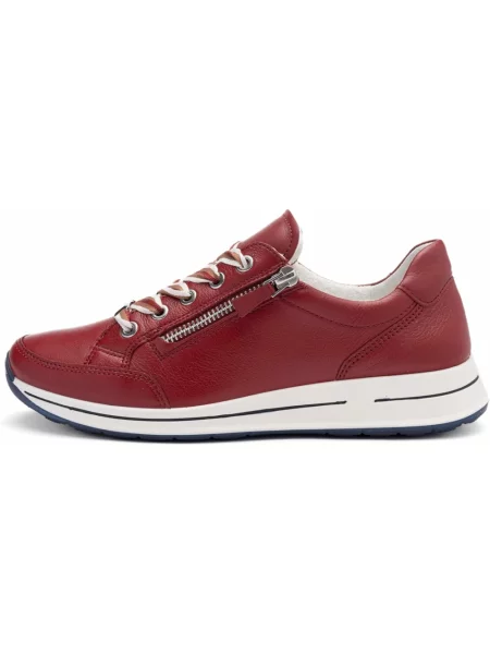 Sneakersy Hassia skórzane czerwone