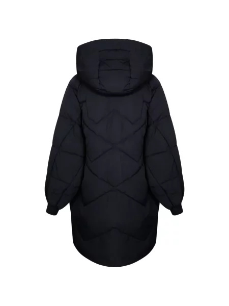 Palton Pinko cu glugă negru