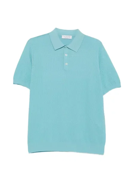 Scurt tricou polo Jeordie's albastru