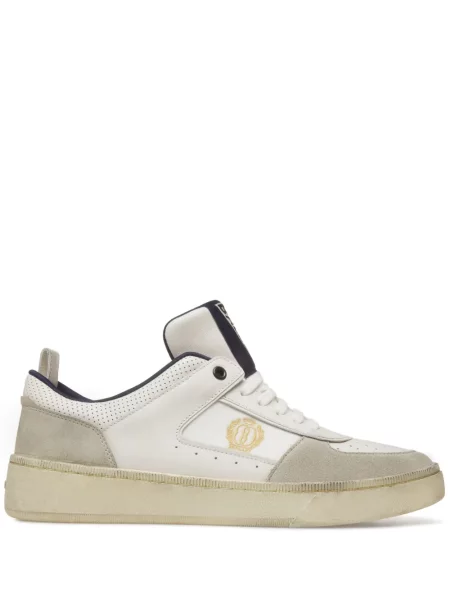 Sneakerși Bally cu șireturi din dantelă alb