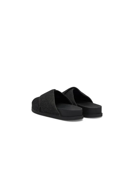 Tommy Jeans Šľapky Tjw Comfort Slides Washed Denim čierna