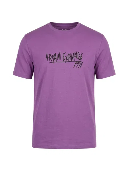 Tricou Armani Exchange violet