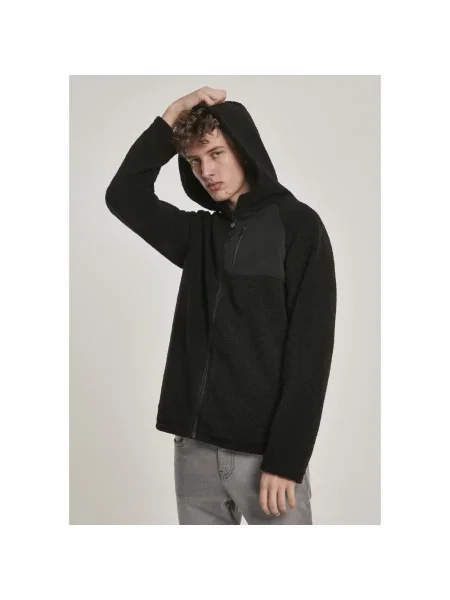 Яке Urban Classics с качулка черно