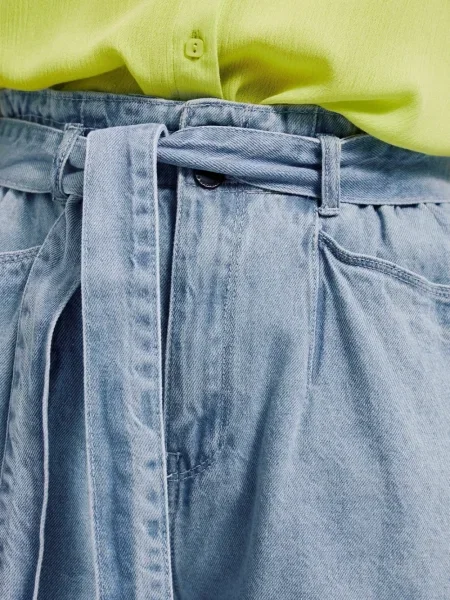 Pantaloni scurți din denim Moodo albastru