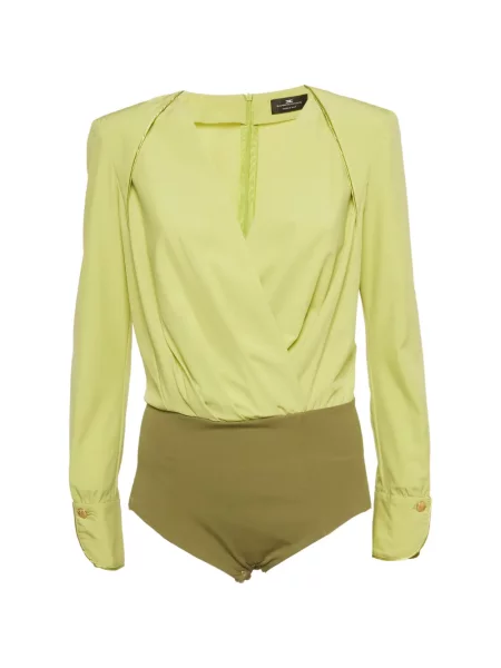 Drapovaný body Elisabetta Franchi žlutý