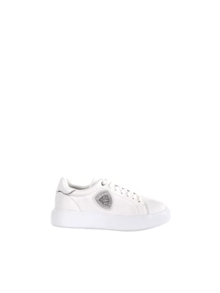 Sneakersy Blauer z dżetami białe