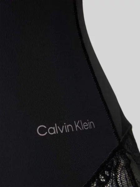 Calvin Klein Body Z Fiszbinami Sensual Stretch Lace Z Efektem Modelującym schwarz czarny