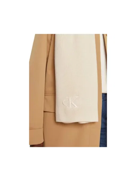 Szal Calvin Klein brązowa