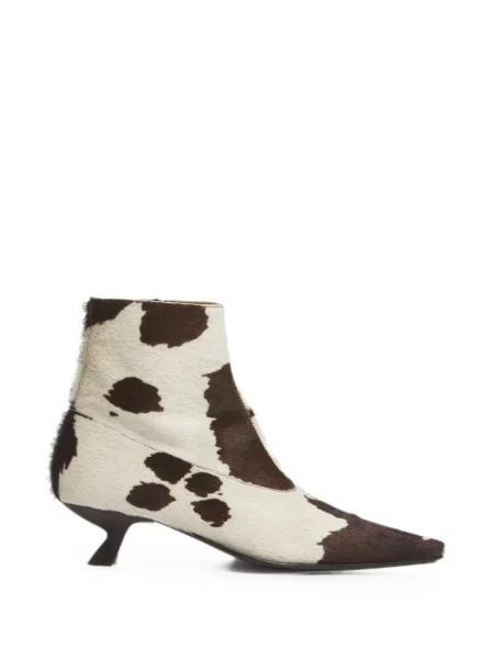 Botine Marni cu imagine alb