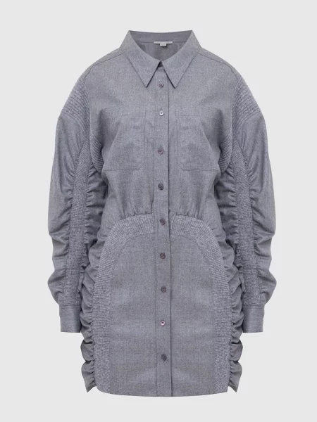 Сукня міні Wren з вовни Stella Mccartney сіра