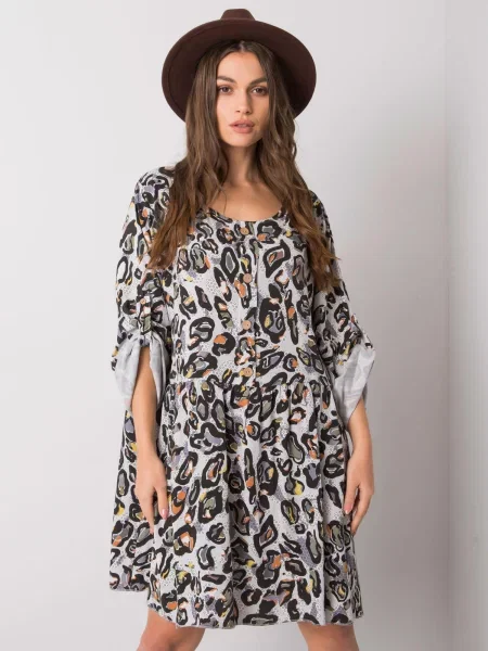 Rochie Fashionhunters de costum gri